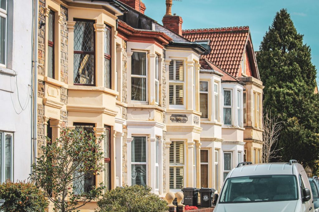 Terraced houses reflecting the Bridgend property market for a quick house sale
